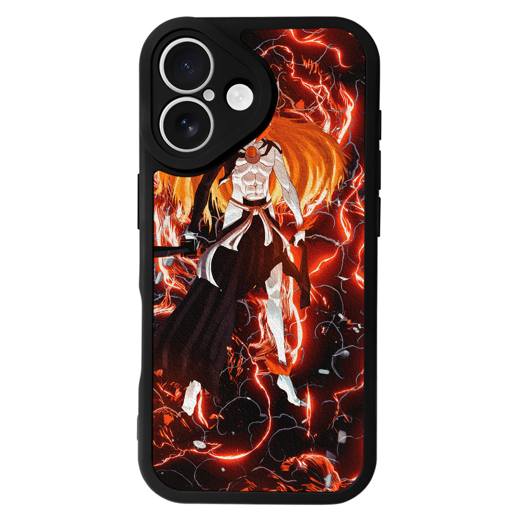 （画像用） ブリーチ BLEACH 【iPhone 16シリーズ対応】シリコンスマホケース（レザー調） 材質：シリコン
